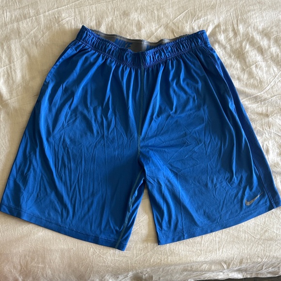 Nike Dri- Fit Men's Blue Athletic Shorts (2/$10) - Picture 1 of 4